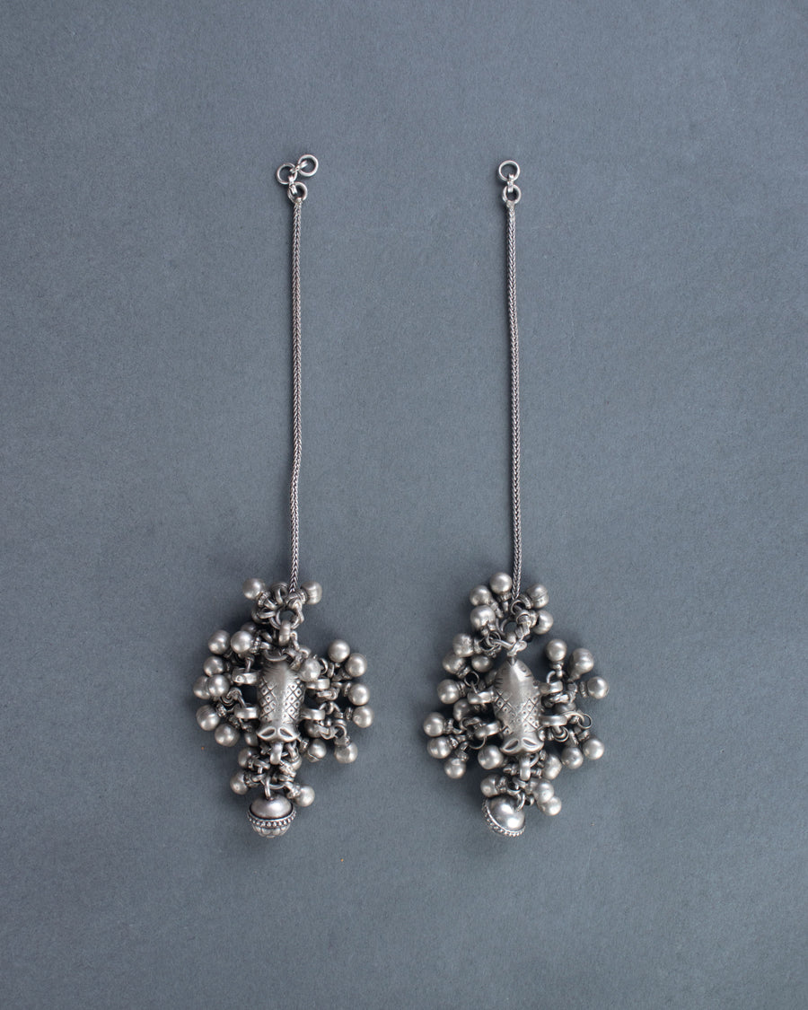 Chandi Style Tassel Earrings